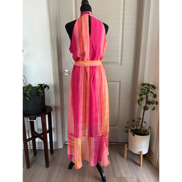 NWT Julia Jordan Surplus Halter Hi Low Belted Dress Sz. 4 - Picture 10 of 11